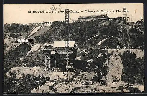 AK Bourg-Lastic, Travaux du Barrage de Chavaron