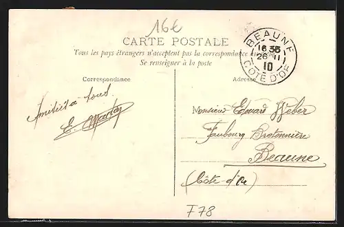 AK Achères, Rue Saint-Martin, Strassenpartie