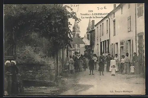 AK Lesessarts, La rue de la Boucherie, Strassenpartie