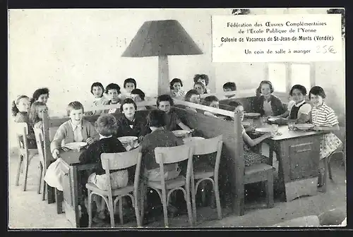 AK St-Jean-de-Monts, Colonie de Vacances, Fédération des Oevres Complémentaires de l`Ecole Publique de l`Yonne