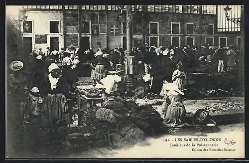 AK Les Sables-d`Olonne, Intérieur de la Poissonnerie
