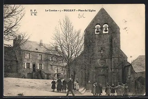 AK Bugeat, Place de l`Eglise