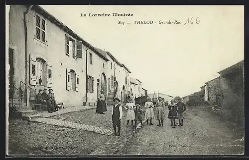 AK Thelod, Grande-Rue, Strassenpartie