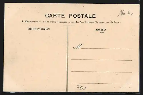 AK Ars, Cinquantenaire 1909, Départ des Pelerins