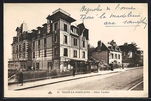 AK Tessé-la-Madeleine, Hôtel Cordier
