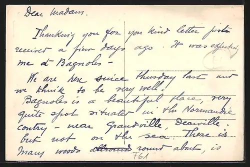 AK Tessé-la-Madeleine, Hôtel Cordier