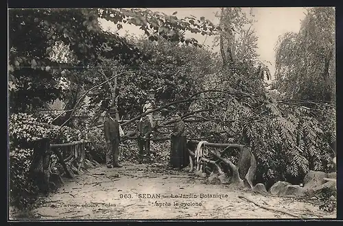 AK Sedan, Le Jardin Botanique aprés le cyclone