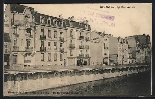 AK Épinal, Le Quai Aubert