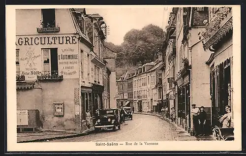 AK Saint-Saens, Rue de la Varenne