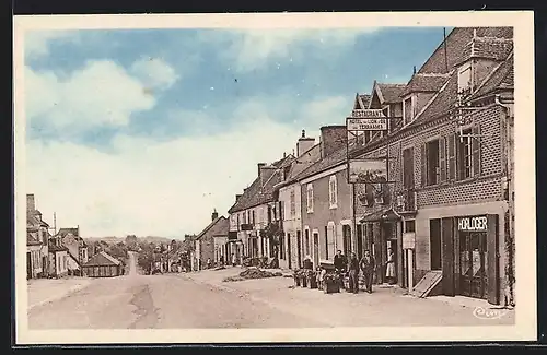 AK Chatel-de-Neuvre, Bas du Bourg et route de Moulins, Restaurant-Hotel du Lion d`Or