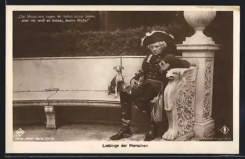 AK Schauspieler Otto Gebühr in einer Filmszene aus Lieblinge der Menschen