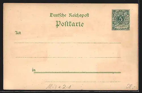 Lithographie Hamburg, 9. Deutscher Philatelistentag 1897, Hafen, Jungfernstieg, Alster Arkaden, Ganzsache