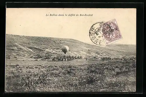 AK Ber-Rechid, Le Ballon dans le défilé