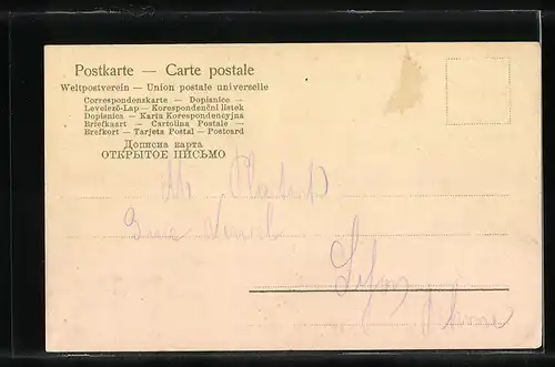 Künstler-AK Dame mit Chauffeur in einem offenen Auto