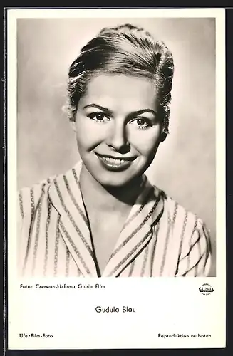 AK Schauspielerin Gudula Blau in dem Film Scherben bringen Glück
