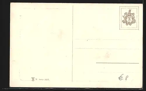 AK Zwei Pferde mit Zaumzeug