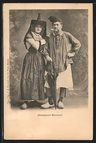AK Costumes Bressan, Auvergne