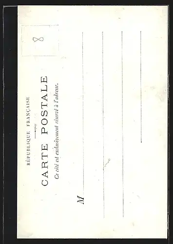 AK Type du vieux paysan de la Haute-Loire, avec le collier de barbe auvergnat et la veste à pans coupés