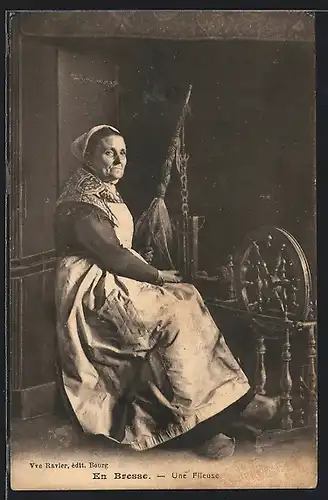 AK Bresse, Une Fileuse, Auvergne