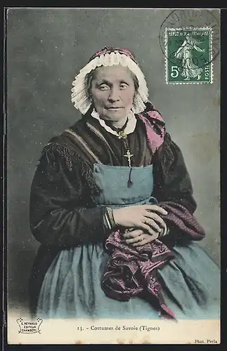 AK Costumes de Savoie, Tignes, Auvergne