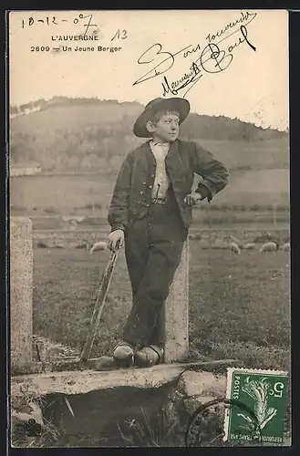 AK Un Jeune Berger, L`Auvergne