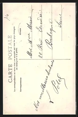 AK Un vieux Auvergnat