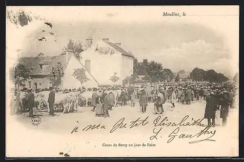 AK Moulins, Cours de Bercy unn jour de Foire