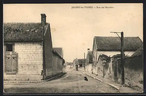 AK Jalons-les-Vignes, Rue des Rentiers