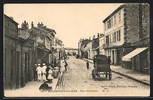 AK Rochefort-sur-Mer, Rue Gambetta