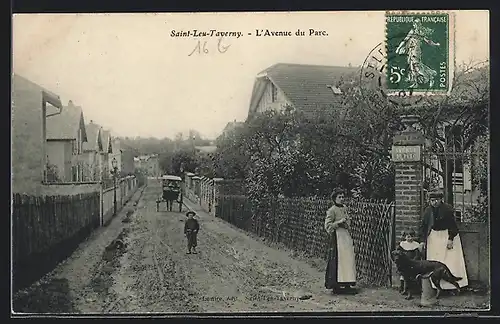 AK Saint-Leu-Taverny, L`Avenue du Parc