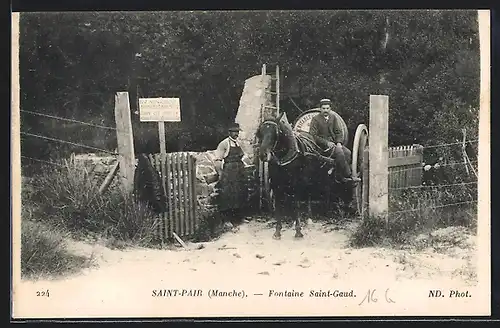 AK Saint-Pair, Fontaine Saint-Gaud