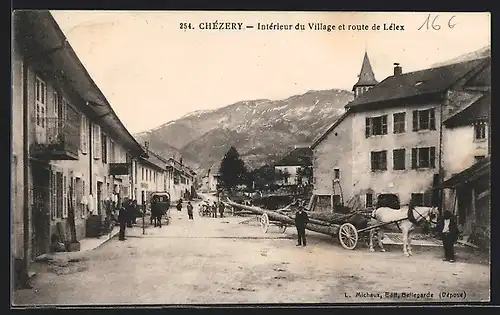AK Chézery, Interieur du Village et route de Lèflex