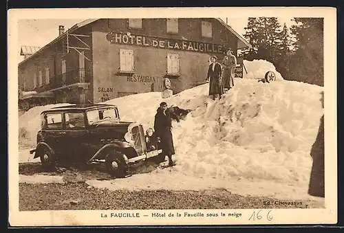 AK La Faucille, Hotel de la Faucille sous la neige