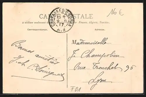 AK Arnans, La Grande-Rue