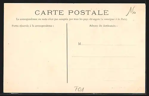 AK Ars, Procession de Pélerins