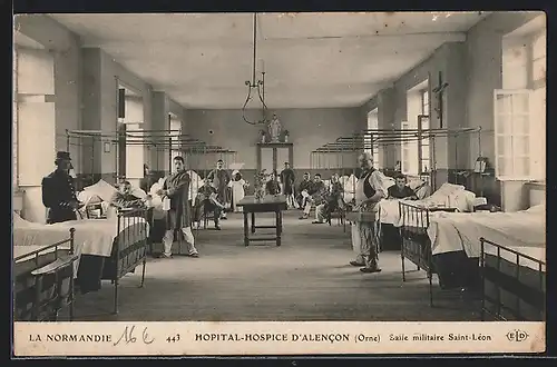AK Alencon, Hopital-Salle militaire Saint-Lèon