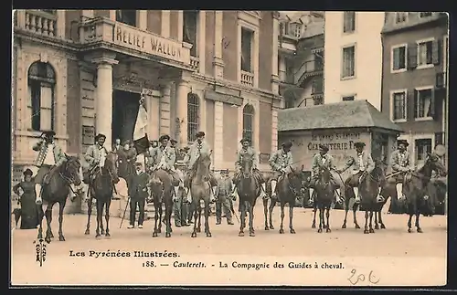 AK Cauterets, La Compagnie des Guides à cheval