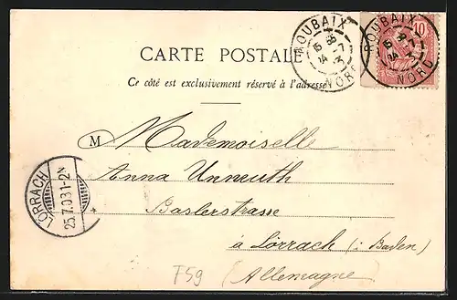 AK Roubaix, La Grand` Place un Jour de Marché