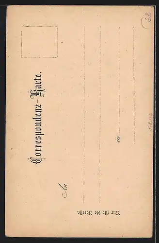 Künstler-AK Wien, Jubiläums-Ausstellung 1898, Urania-Theater bei Nacht