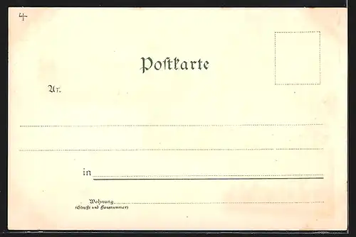 Lithographie Nürnberg, Bayrische Landesausstellung 1896, Staatl. Anstalten und techn. Unterricht, West-Colonnade