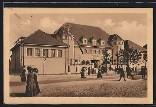 AK Leipzig, Internationale Baufachausstellung mit Sonderausstellungen 1913, Österreichisches Staatsgebäude