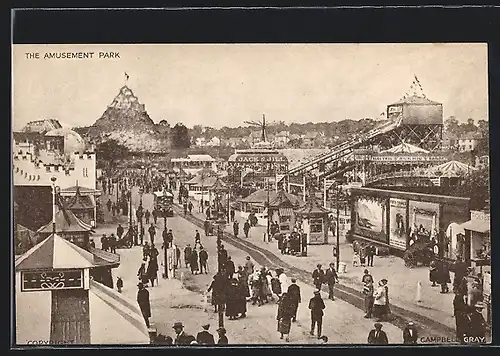 AK London, British Empire Exhibition 1924, The Amusement Park, Ausstellung