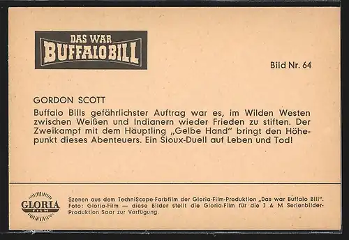AK Sioux-Duell ziwschen Buffalo Bill und Gelbe Hand