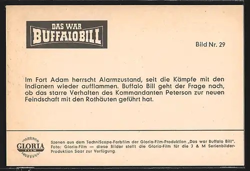 AK Das war Buffalo Bill, Im Fort Adam herrscht Alarmzustand...