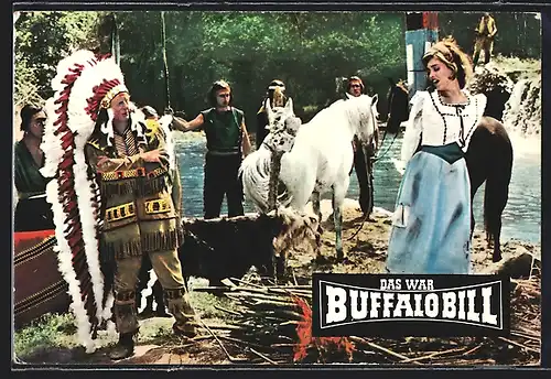 AK Filmszene aus dem Film Das war Buffalo Bill-Bild Nr. 53