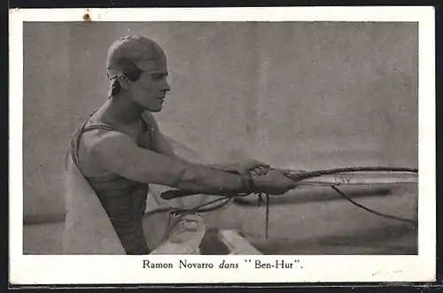 AK Ramon Novarro in einer Filmszene von Ben Hur