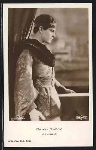 AK Ramon Novarro in Ben-Hur, Filmszene