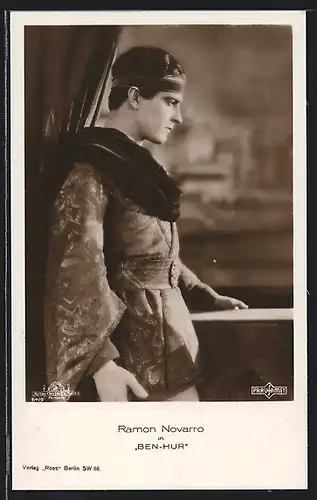 AK Ramon Novarro in Ben-Hur, Filmszene