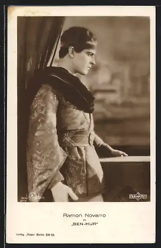 AK Ramon Novarro in Ben-Hur, Filmszene