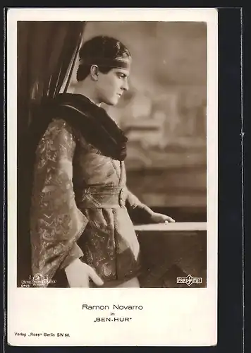 AK Ramon Novarro in Ben-Hur, Filmszene